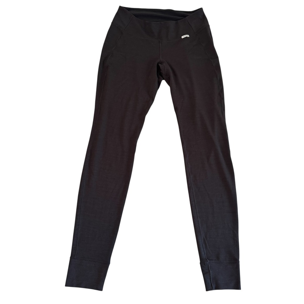 Patagonia Small 27" Inseam Black Merino Wool Blend Thermal Base Layer Leggings